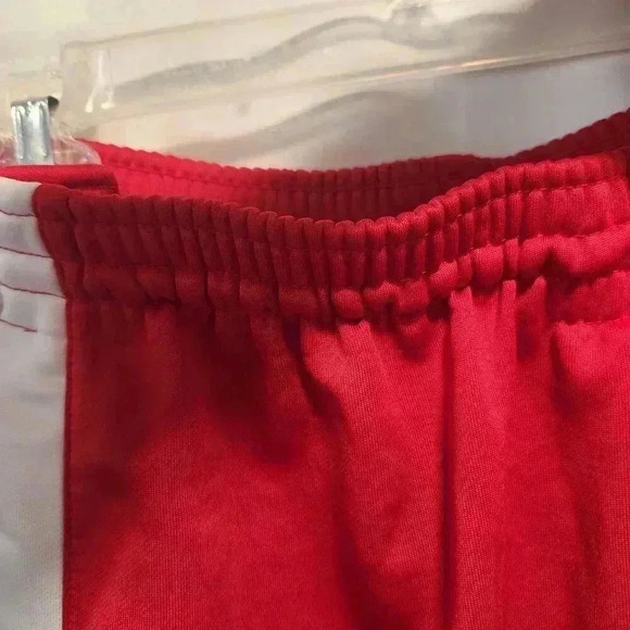 Nike Dri-Fit Size‎ Large (T) Tear-Away Athletic Pants Red with White Stripe - Picture 9 of 11